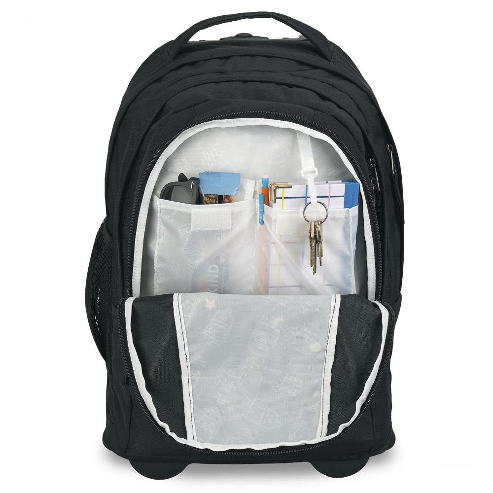 JanSport Driver 8 Rolling Laptop Backpacks Black | Ireland_JS067