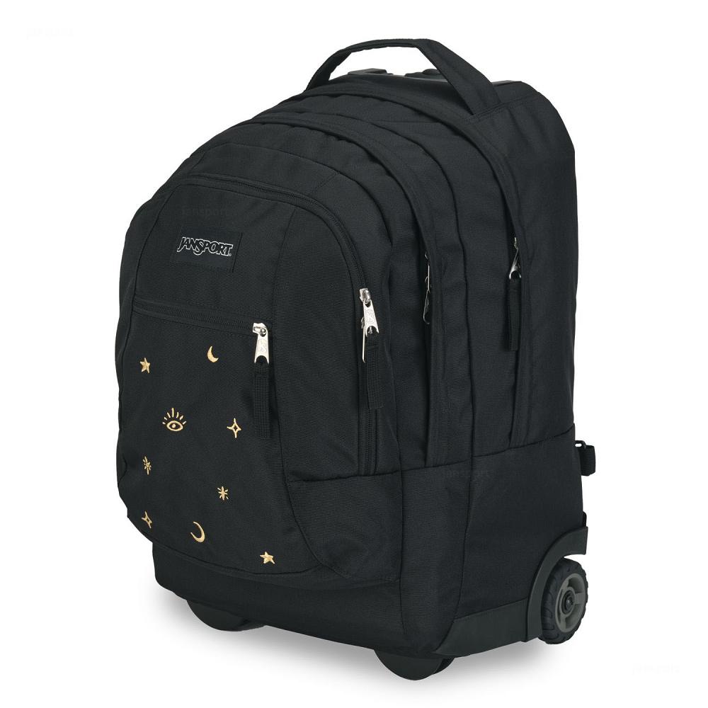 JanSport Driver 8 Rolling Laptop Backpacks Black | Ireland_JS067