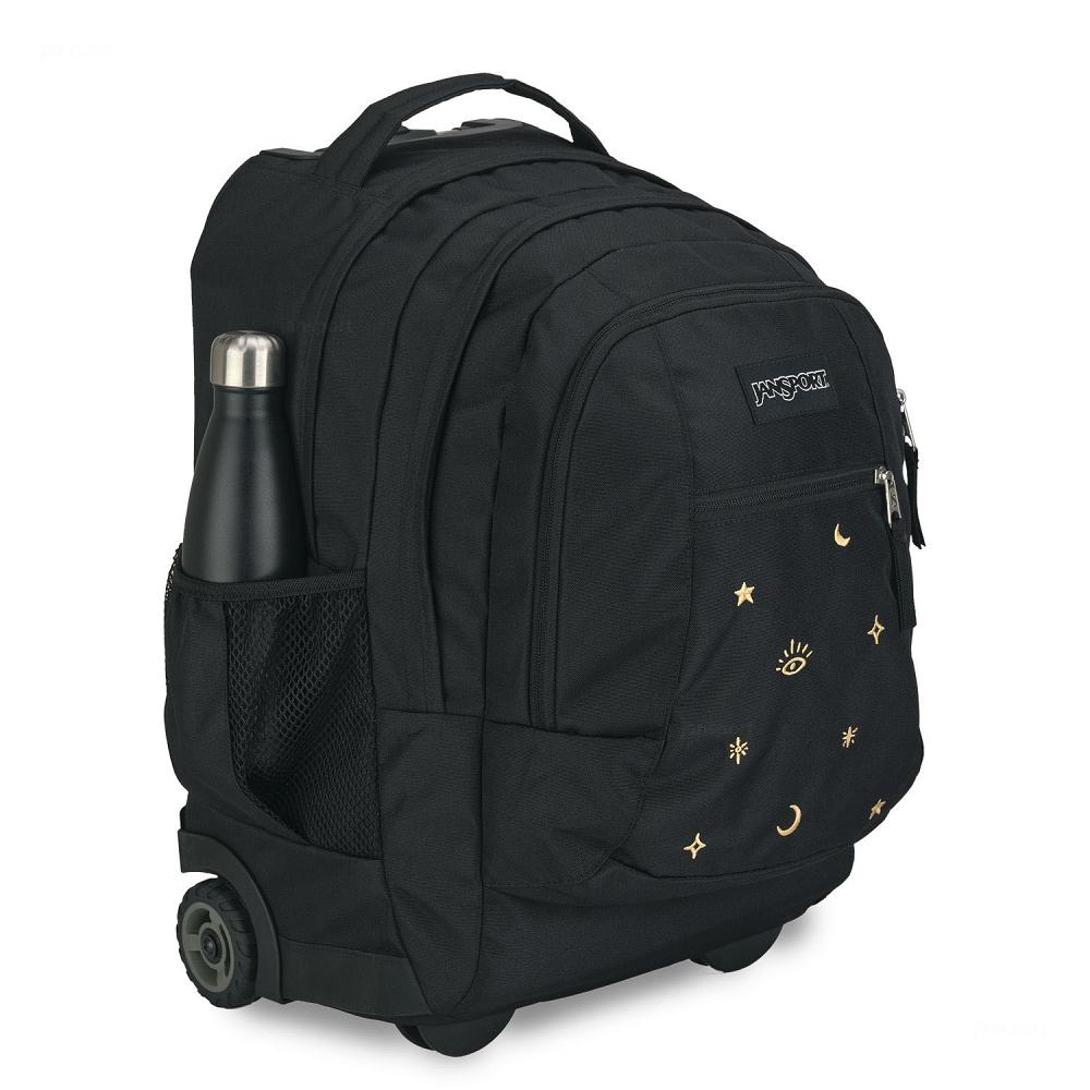 JanSport Driver 8 Rolling Laptop Backpacks Black | Ireland_JS067