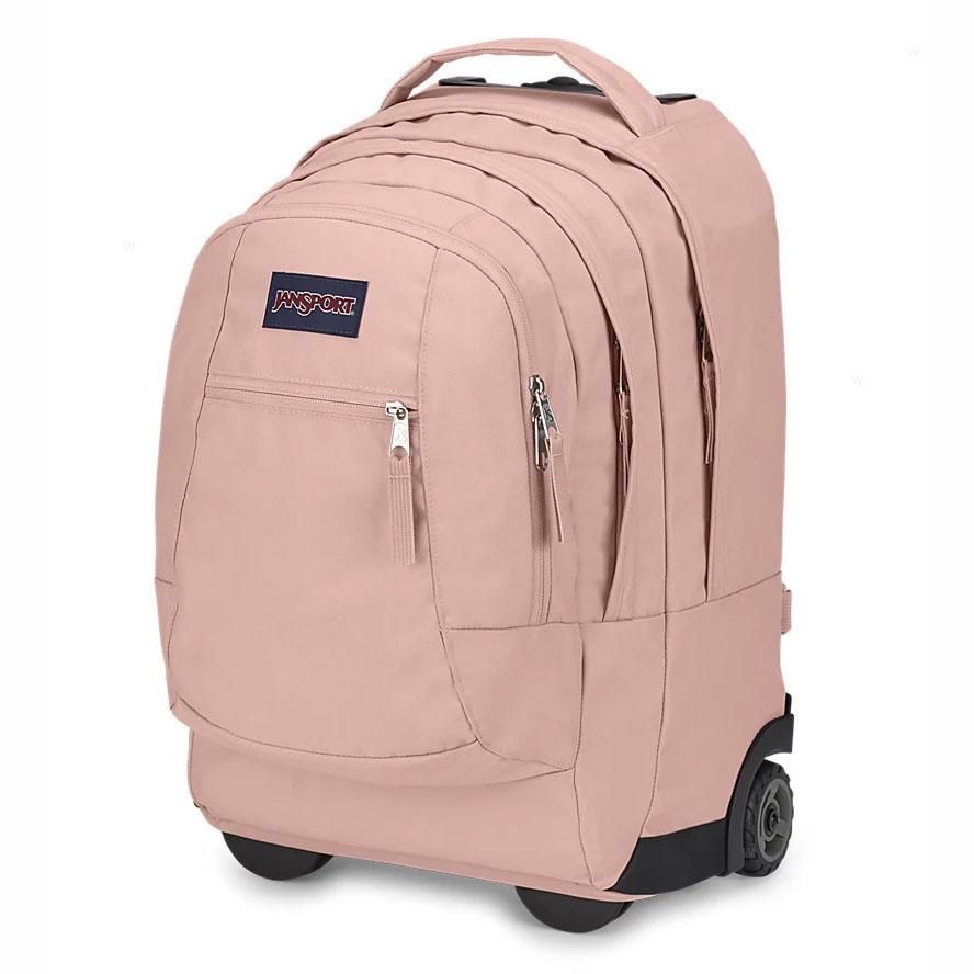 JanSport Driver 8 Rolling Laptop Backpacks Rose | Ireland_JS068