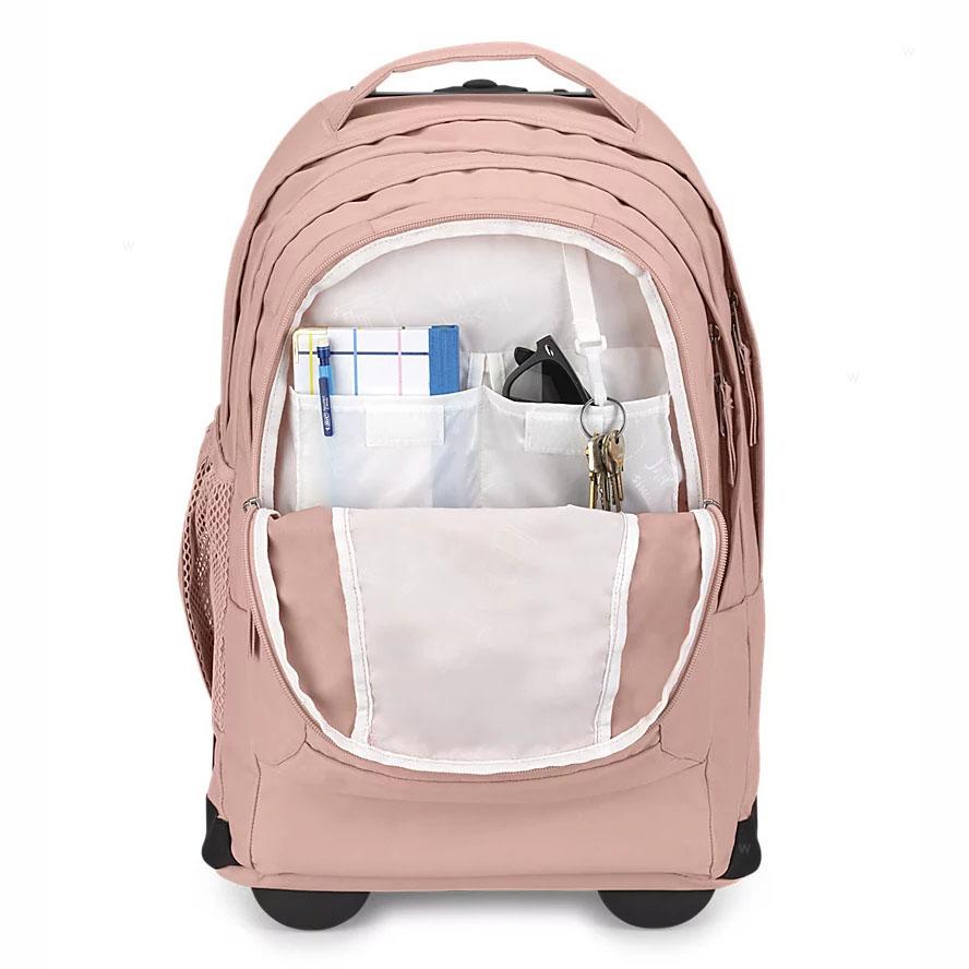 JanSport Driver 8 Rolling Laptop Backpacks Rose | Ireland_JS068