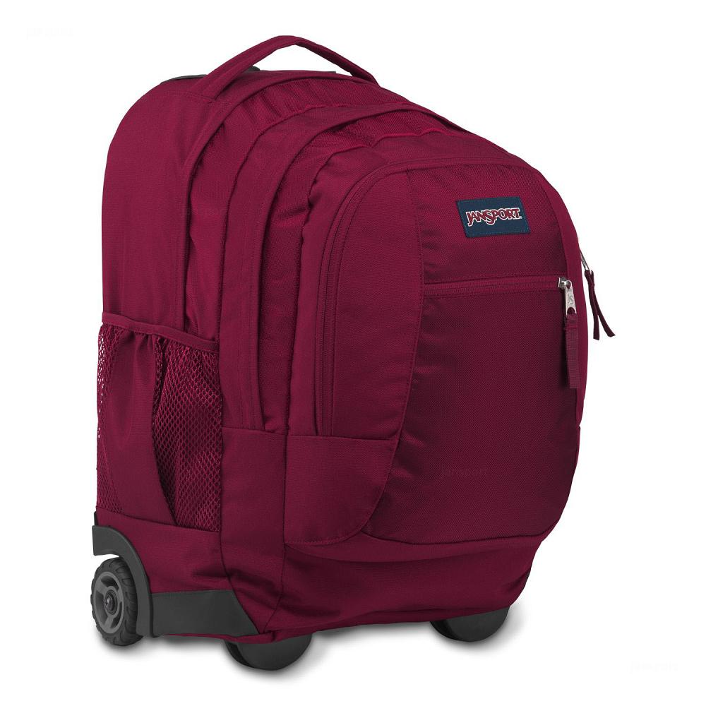 JanSport Driver 8 Rolling Laptop Backpacks Red | Ireland_JS575