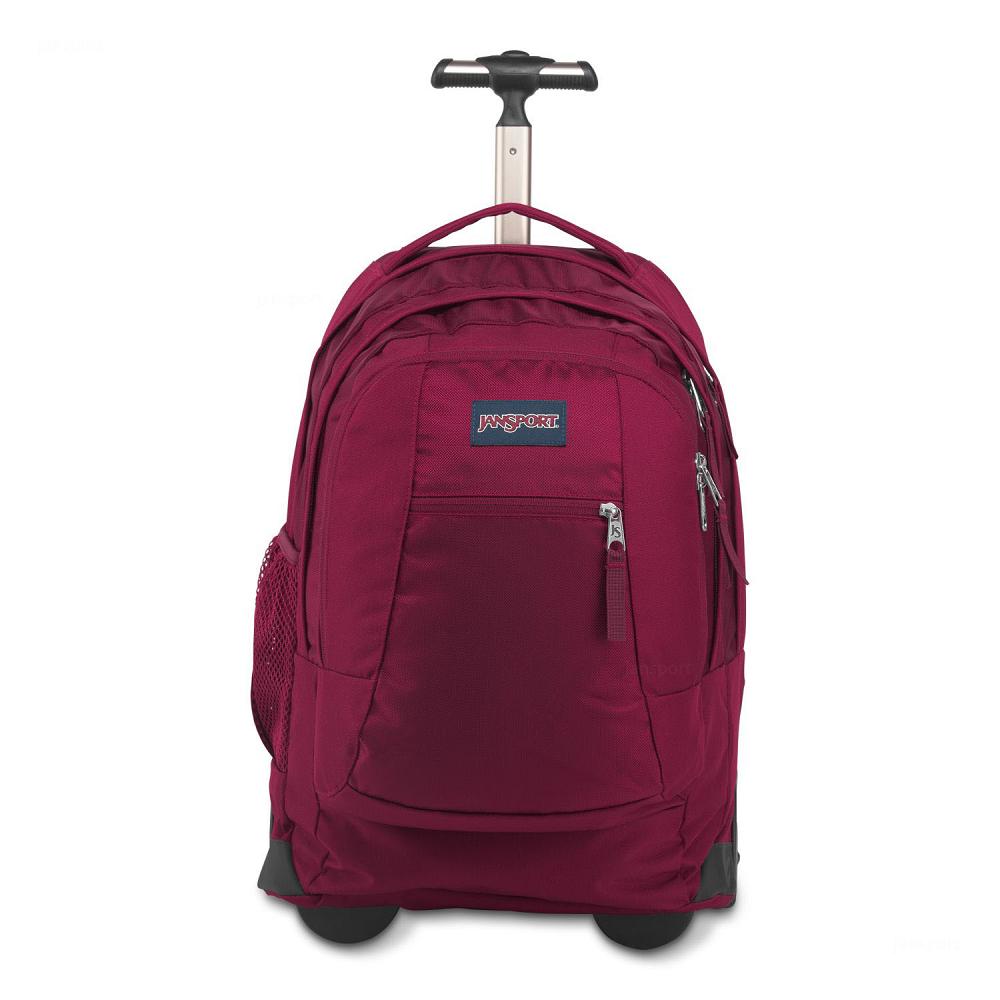 JanSport Driver 8 Rolling Laptop Backpacks Red | Ireland_JS575