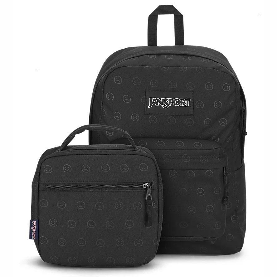 JanSport HAPPY AND SAD BUNDLE Laptop Backpacks Black | Ireland_JS263