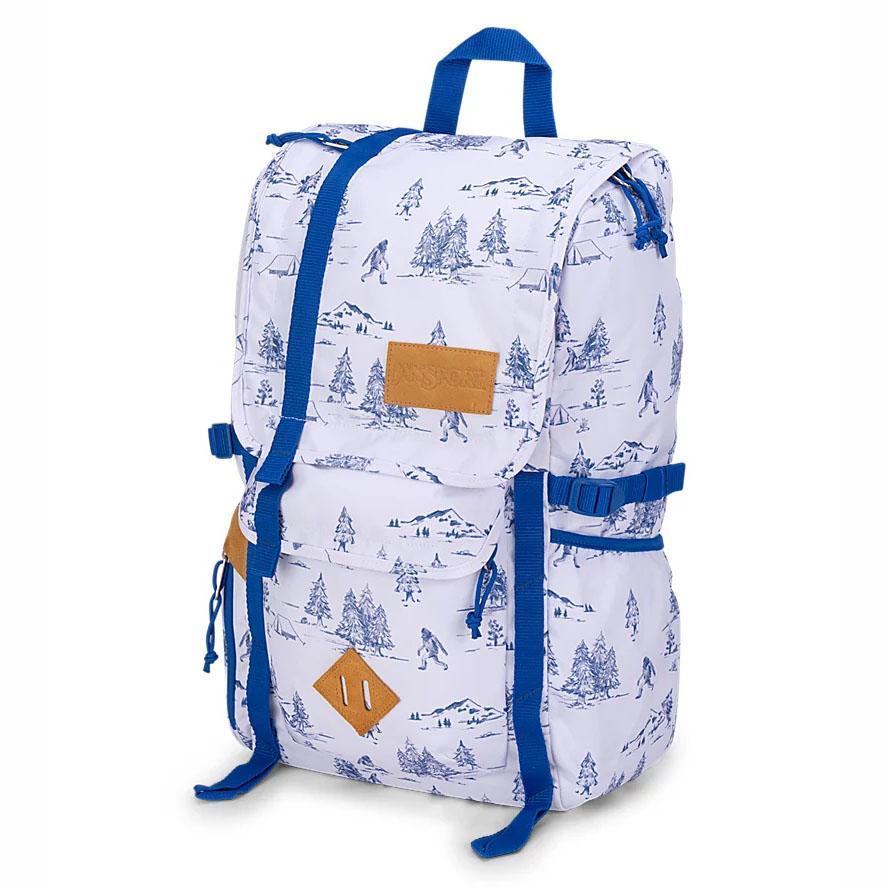 JanSport Hatchet Hiking Backpacks White / Blue | Ireland_JS348