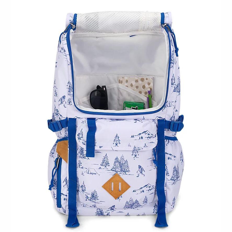 JanSport Hatchet Hiking Backpacks White / Blue | Ireland_JS348