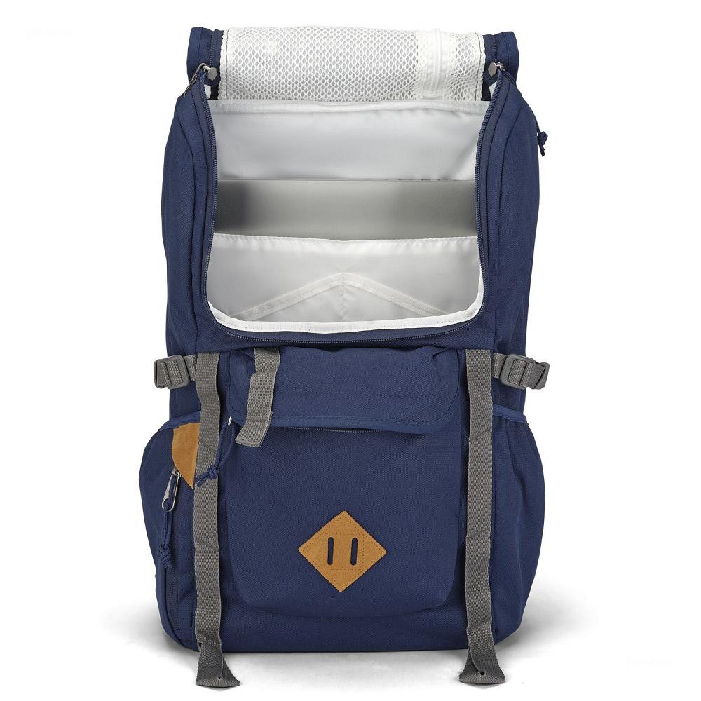 JanSport Hatchet Laptop Backpacks Navy | Ireland_JS564