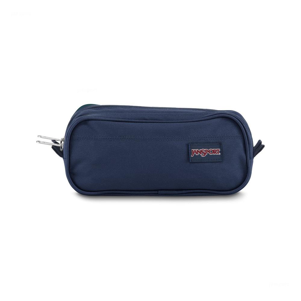 JanSport Large Accessory Pouch Pencil Cases Navy | Ireland_JS387