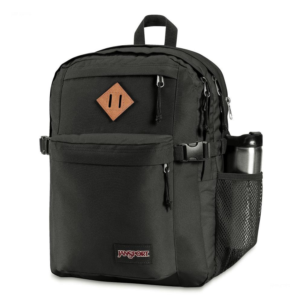 JanSport Main Campus Laptop Backpacks Black | Ireland_JS054