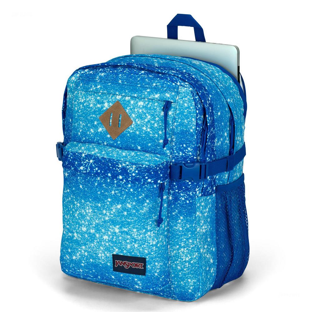 JanSport Main Campus Laptop Backpacks Blue | Ireland_JS264