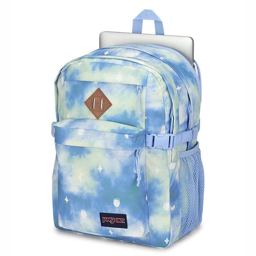 JanSport Main Campus Laptop Backpacks Blue | Ireland_JS347