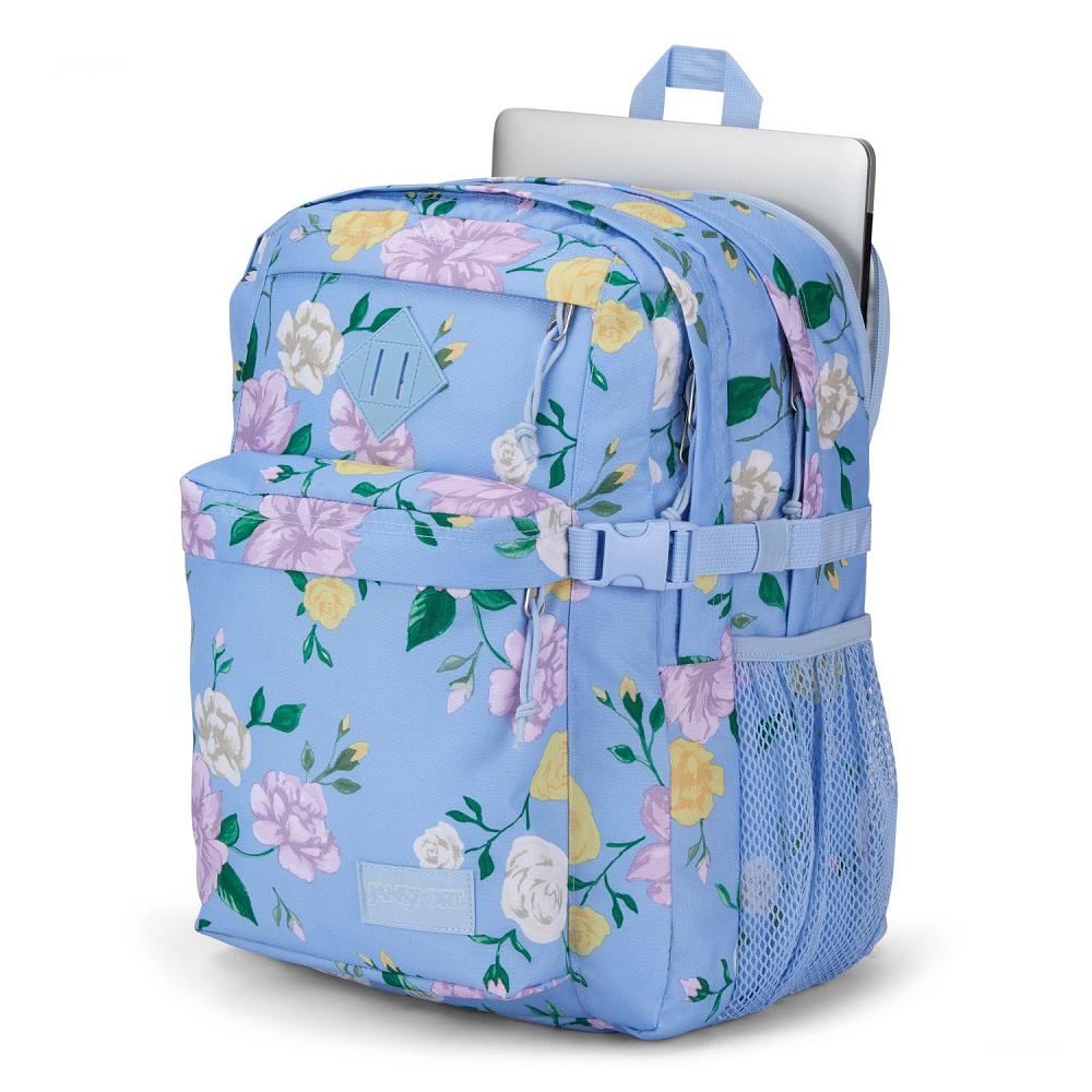 JanSport Main Campus Laptop Backpacks Light Blue | Ireland_JS255