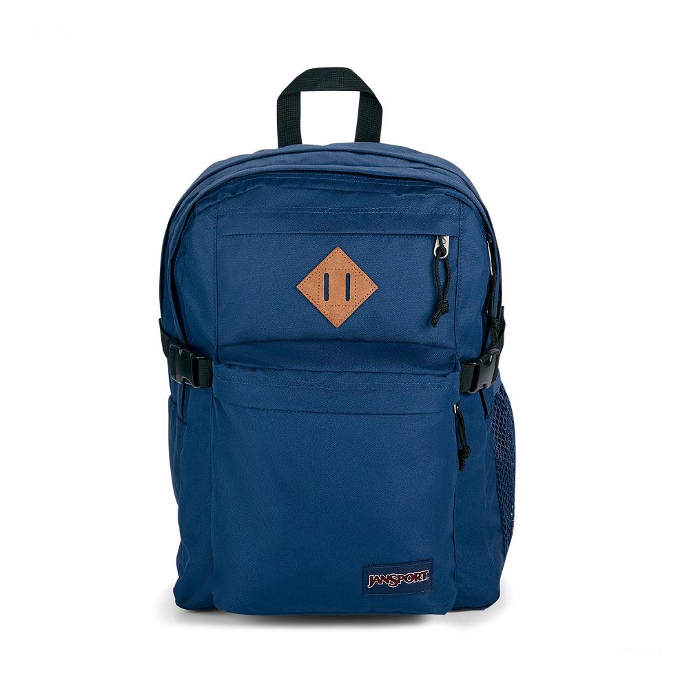 JanSport Main Campus Laptop Backpacks Navy | Ireland_JS396