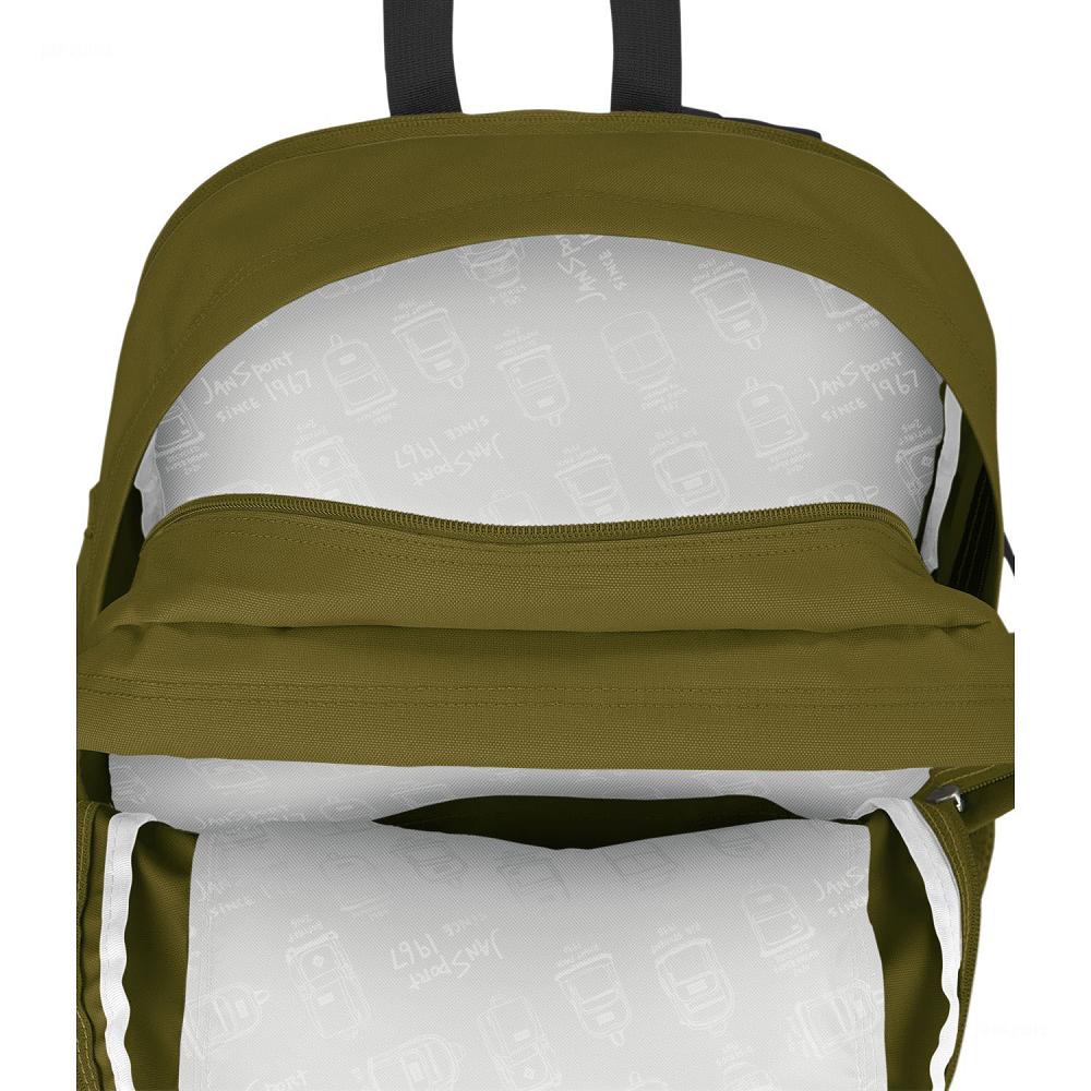 JanSport Main Campus Laptop Backpacks Olive | Ireland_JS23B