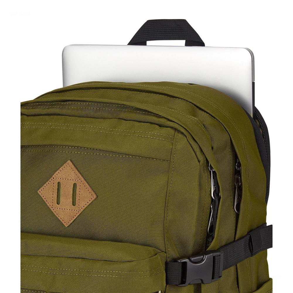 JanSport Main Campus Laptop Backpacks Olive | Ireland_JS23B