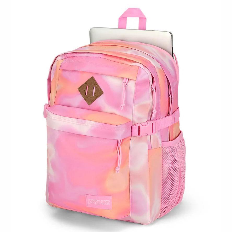 JanSport Main Campus Laptop Backpacks Pink | Ireland_JS591