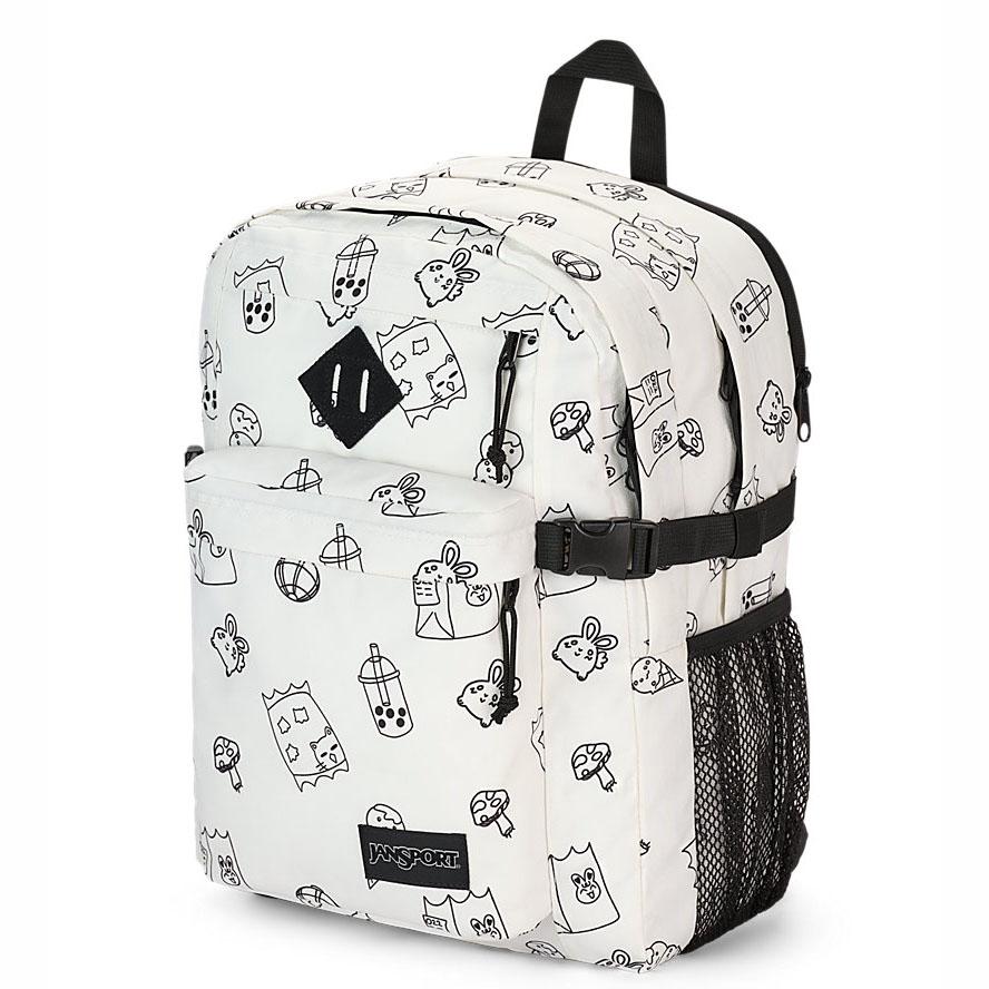 JanSport Main Campus Laptop Backpacks White | Ireland_JS483