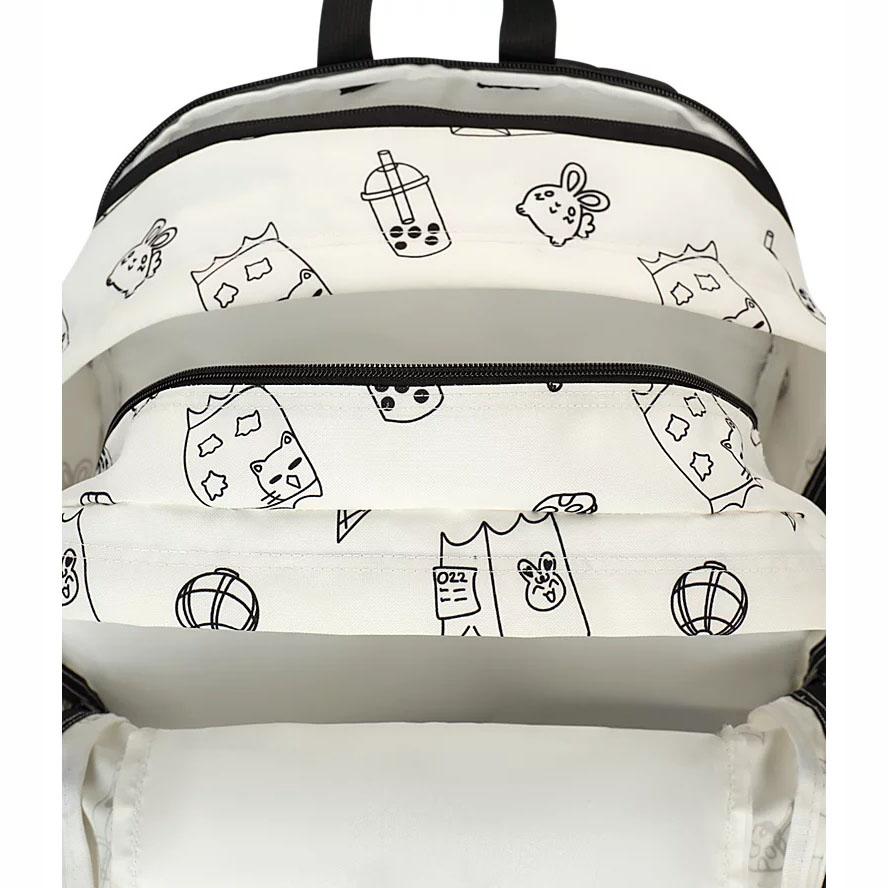 JanSport Main Campus Laptop Backpacks White | Ireland_JS483