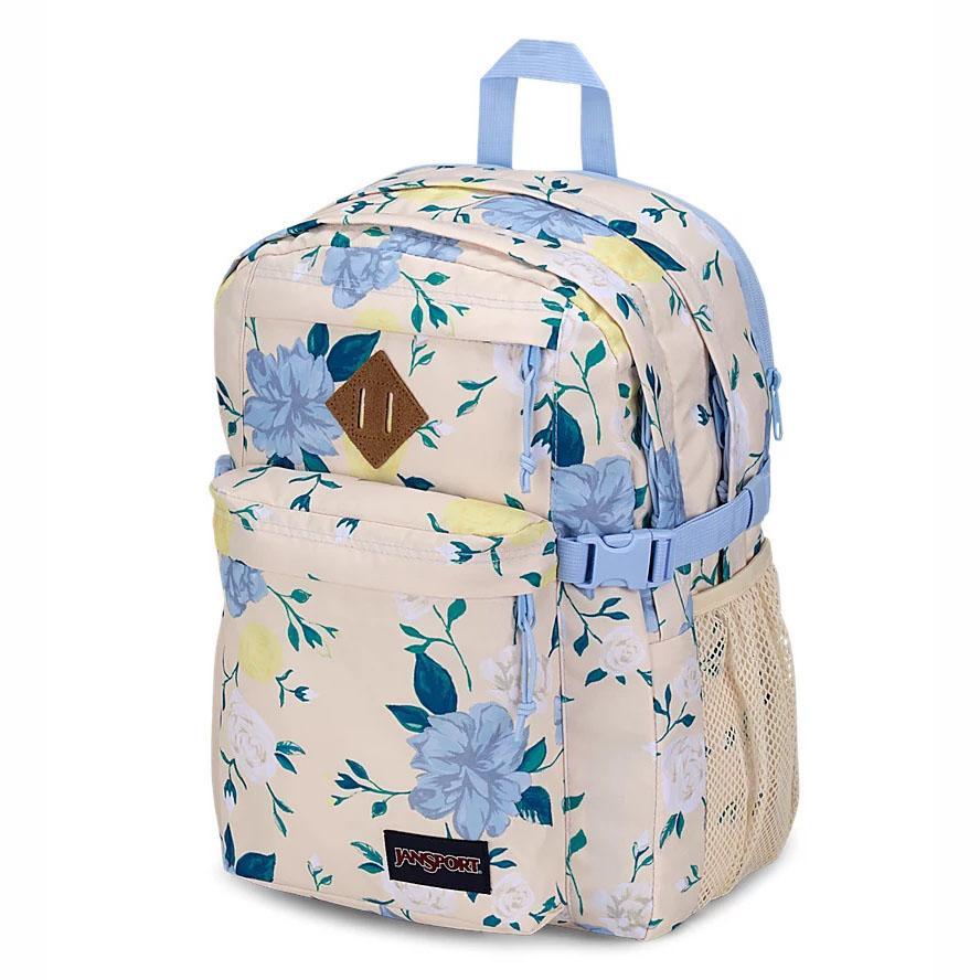 JanSport Main Campus School Backpacks Blue / Yellow | Ireland_JS239