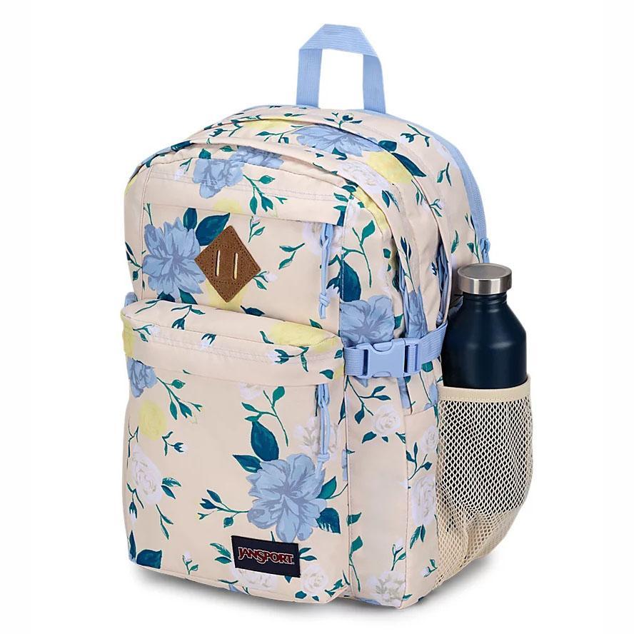 JanSport Main Campus School Backpacks Blue / Yellow | Ireland_JS239