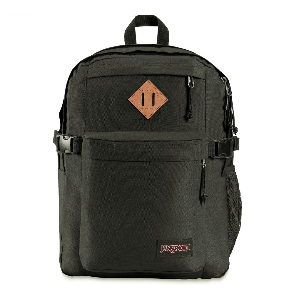 JanSport Main Campus School Backpacks Black | Ireland_JS522