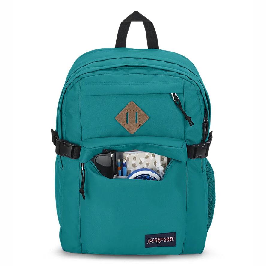 JanSport Main Campus School Backpacks Green | Ireland_JS342