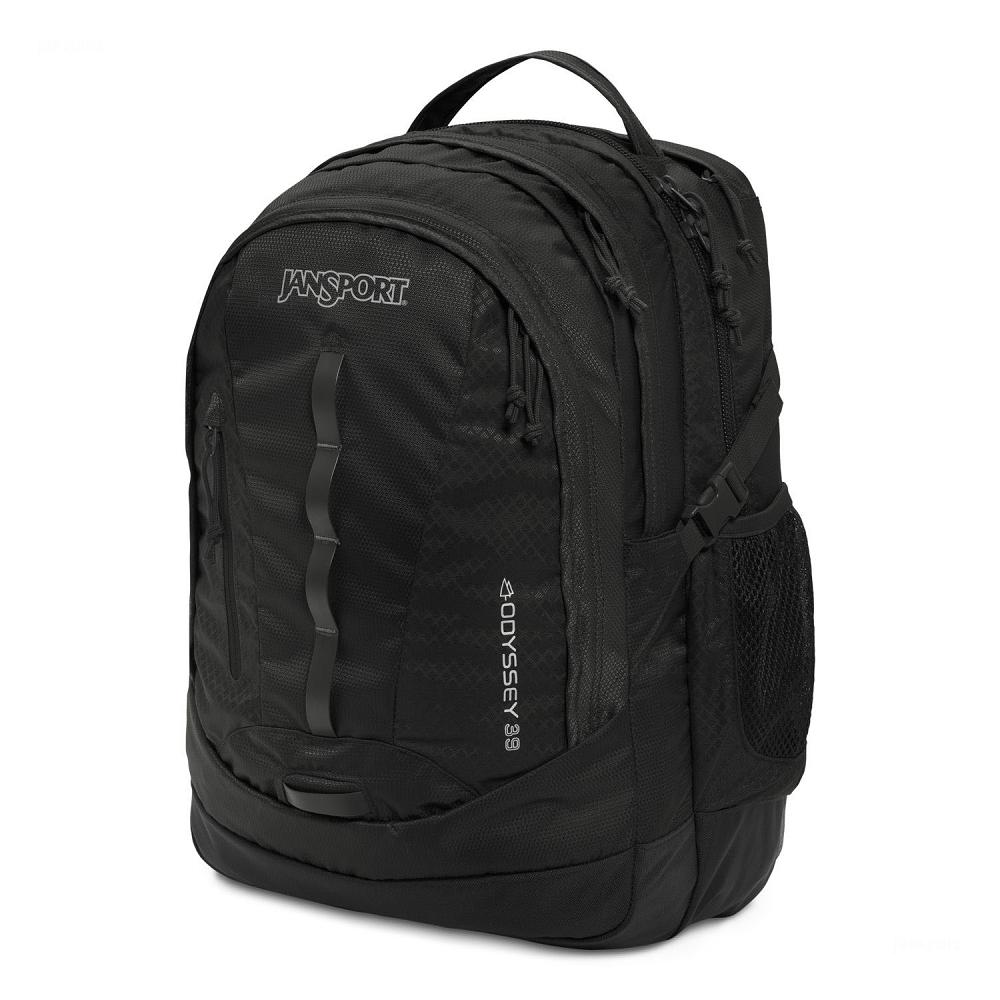 JanSport Odyssey Laptop Backpacks Black | Ireland_JS355