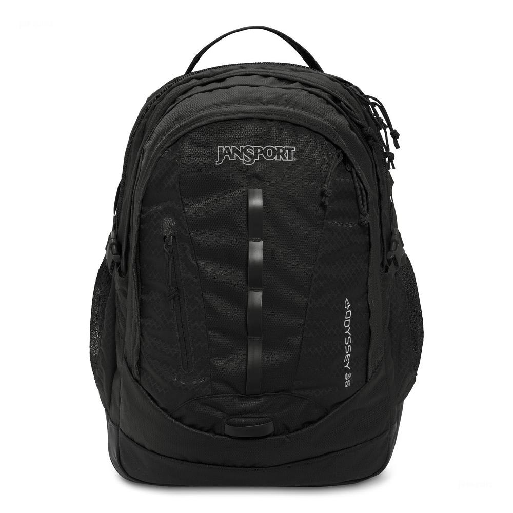 JanSport Odyssey Laptop Backpacks Black | Ireland_JS355