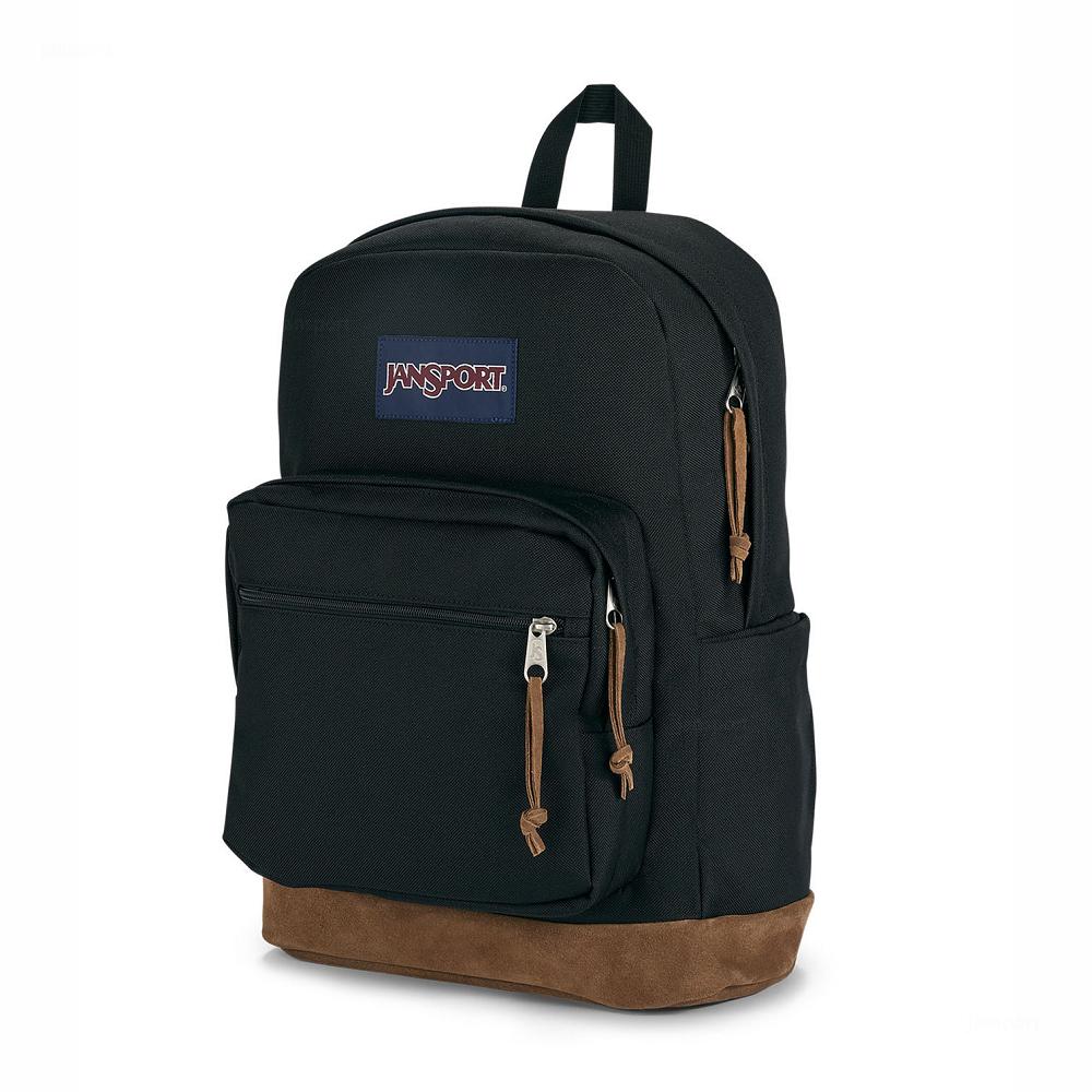 JanSport Right Pack Laptop Backpacks Black | Ireland_JS120