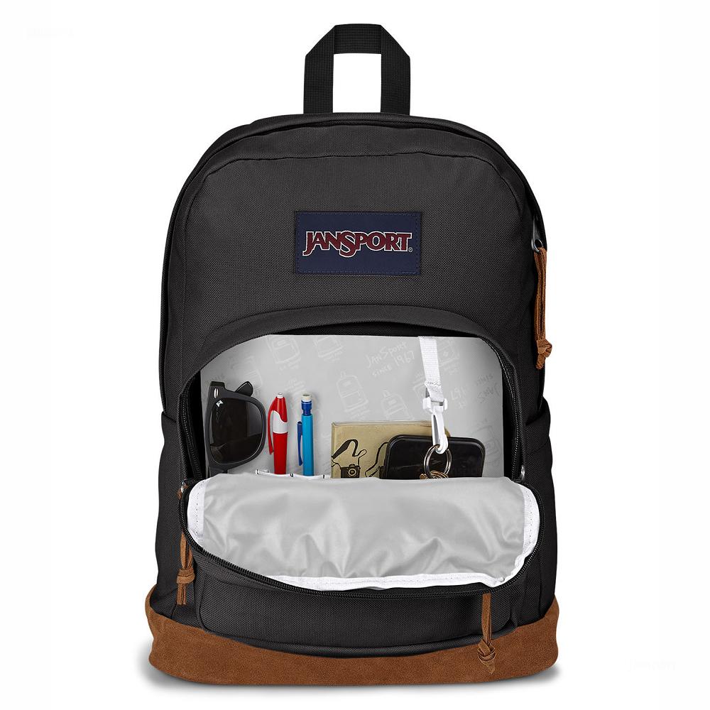 JanSport Right Pack Laptop Backpacks Black | Ireland_JS120