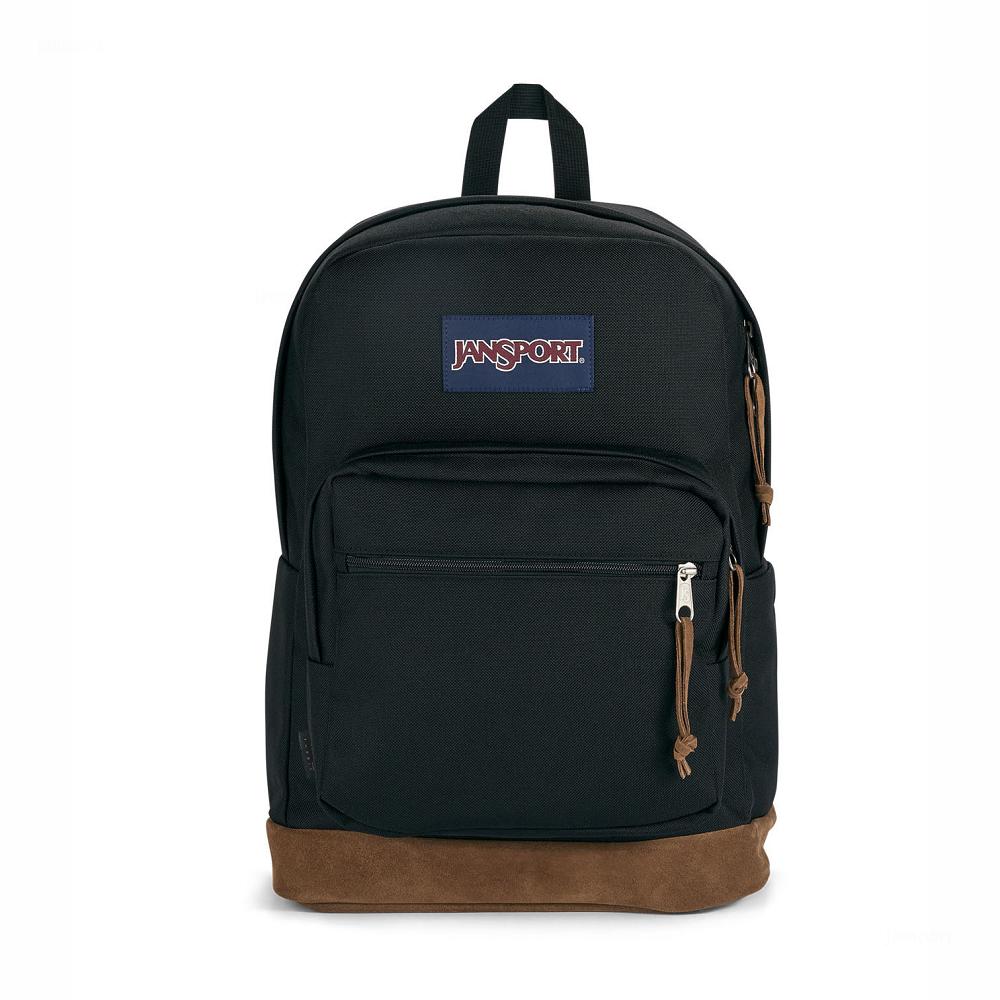 JanSport Right Pack Laptop Backpacks Black | Ireland_JS120