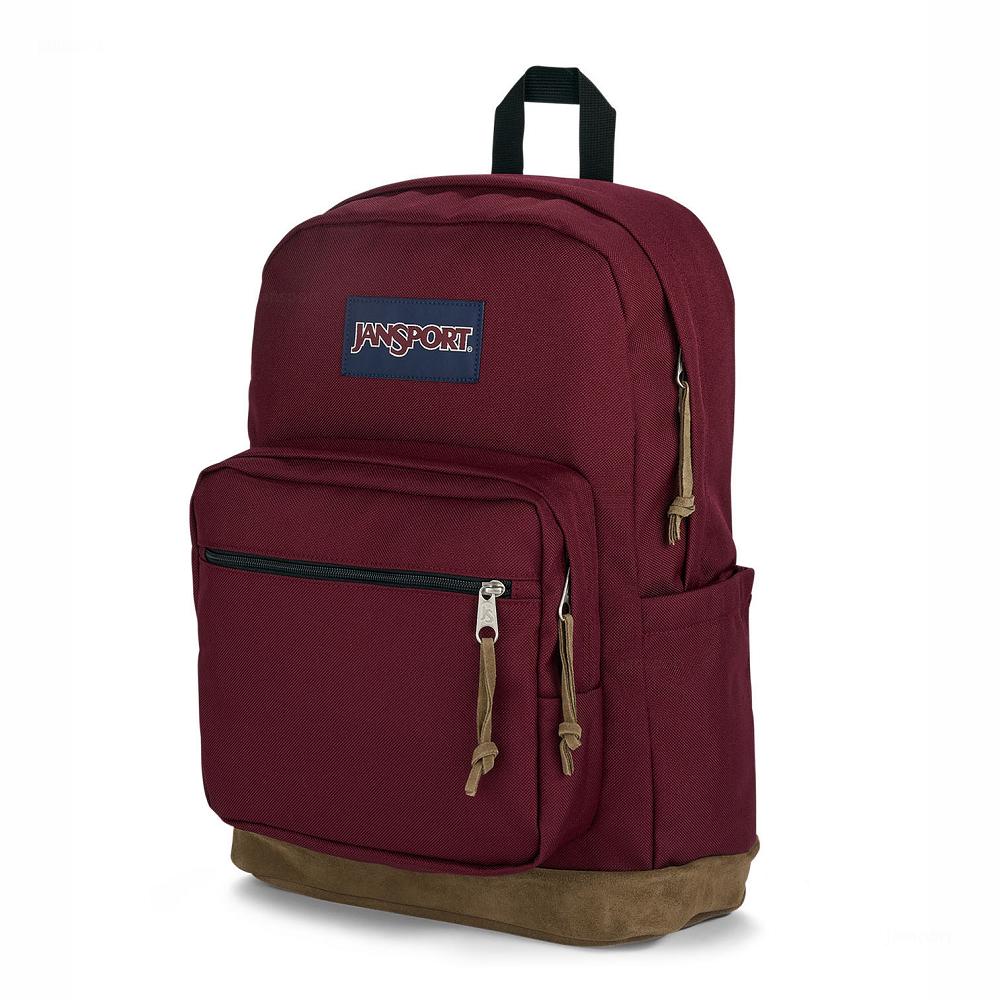 JanSport Right Pack Laptop Backpacks Burgundy | Ireland_JS011