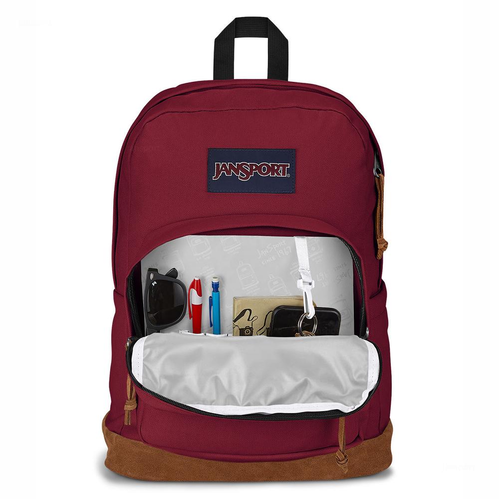 JanSport Right Pack Laptop Backpacks Burgundy | Ireland_JS011