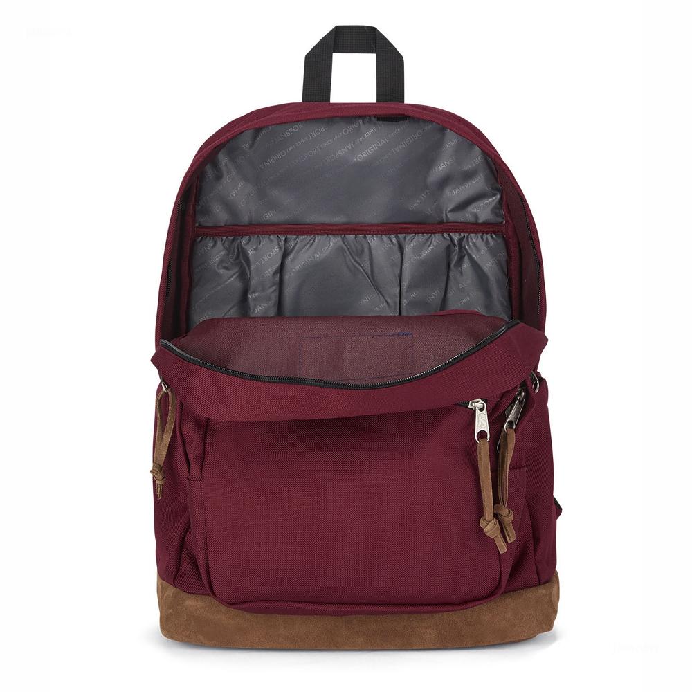 JanSport Right Pack Laptop Backpacks Burgundy | Ireland_JS011