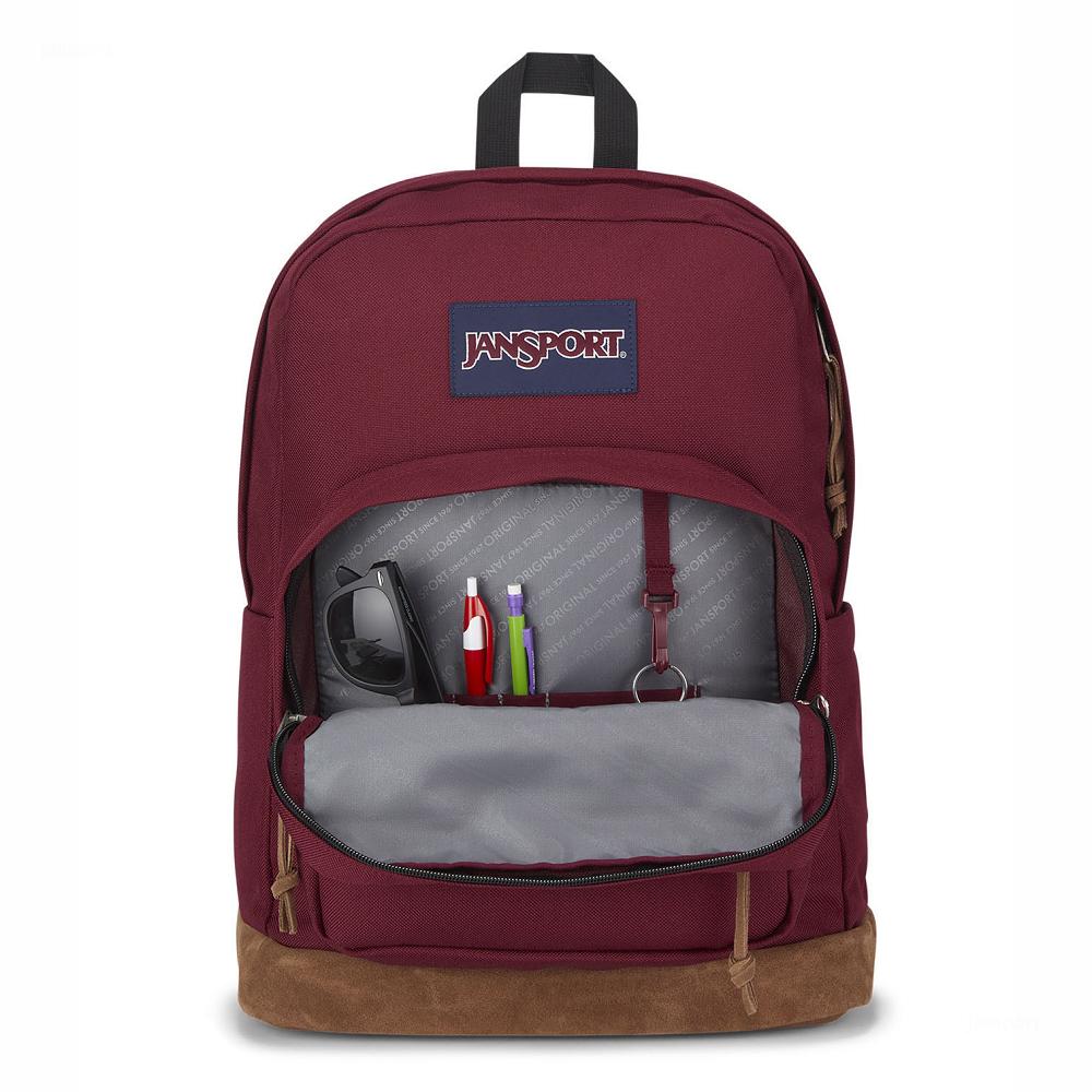 JanSport Right Pack Laptop Backpacks Burgundy | Ireland_JS011