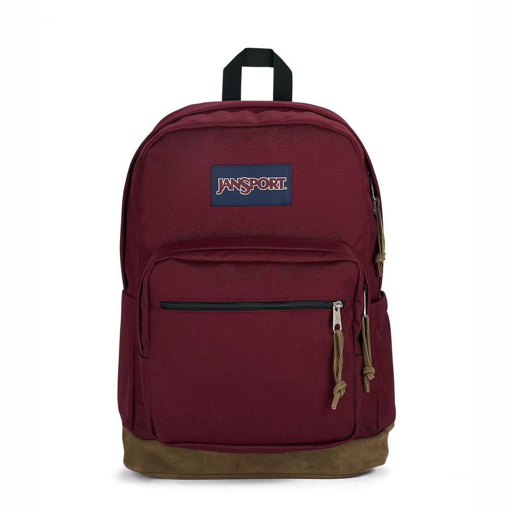 JanSport Right Pack Laptop Backpacks Burgundy | Ireland_JS011