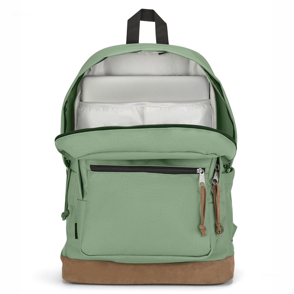 JanSport Right Pack Laptop Backpacks Green | Ireland_JS085