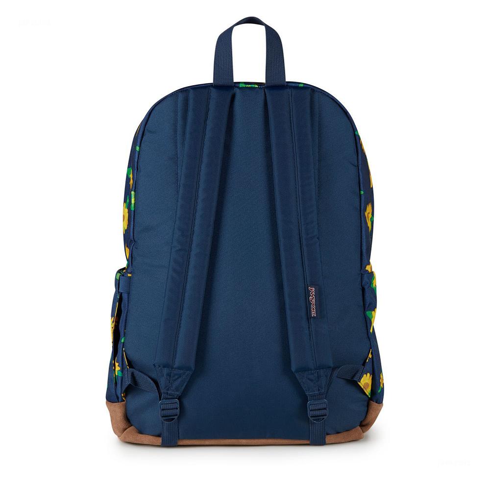 JanSport Right Pack Laptop Backpacks Navy / Yellow | Ireland_JS349