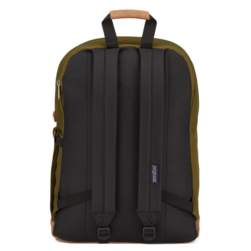 JanSport Right Pack Premium Laptop Backpacks Olive | Ireland_JS240