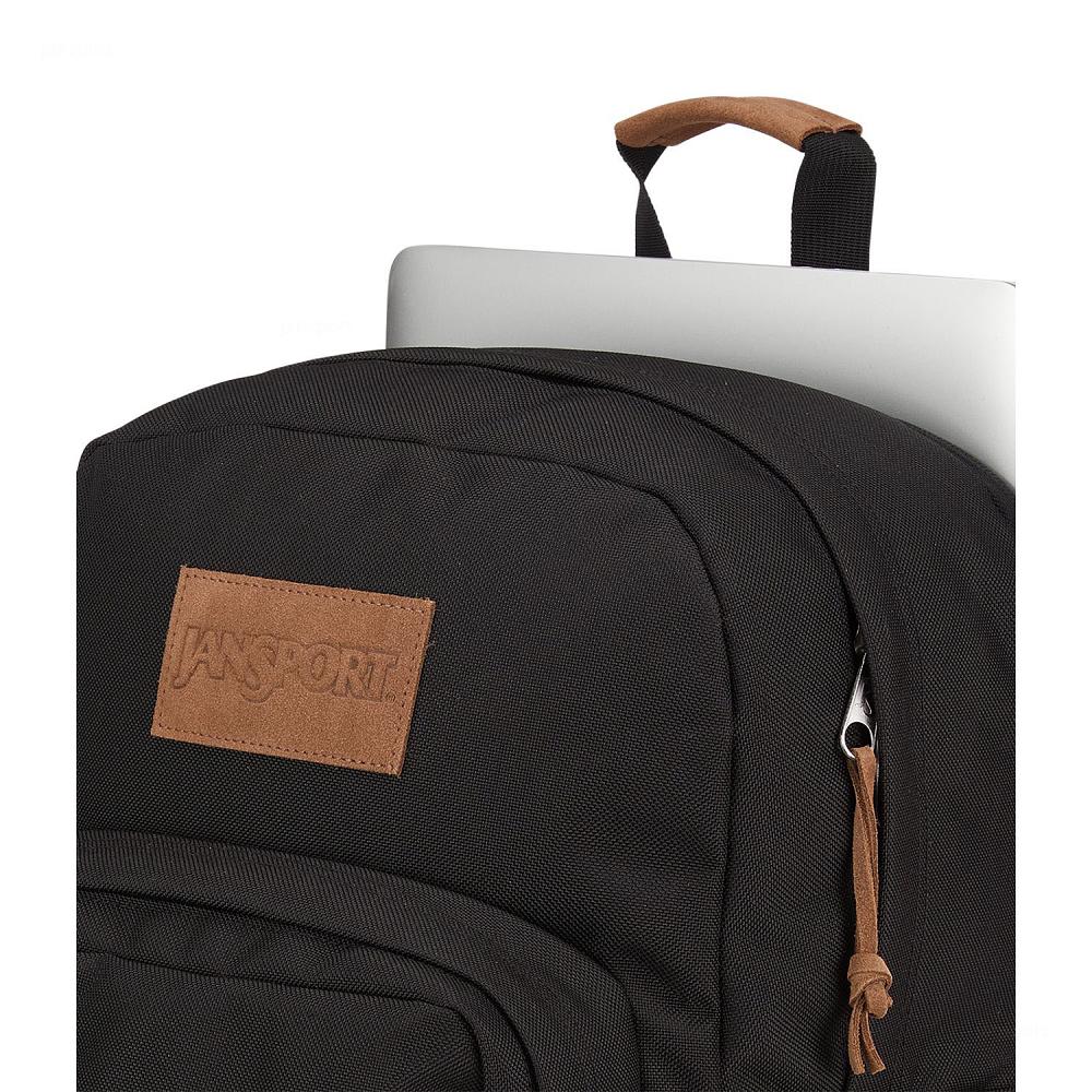 JanSport Right Pack Premium Laptop Backpacks Black | Ireland_JS245