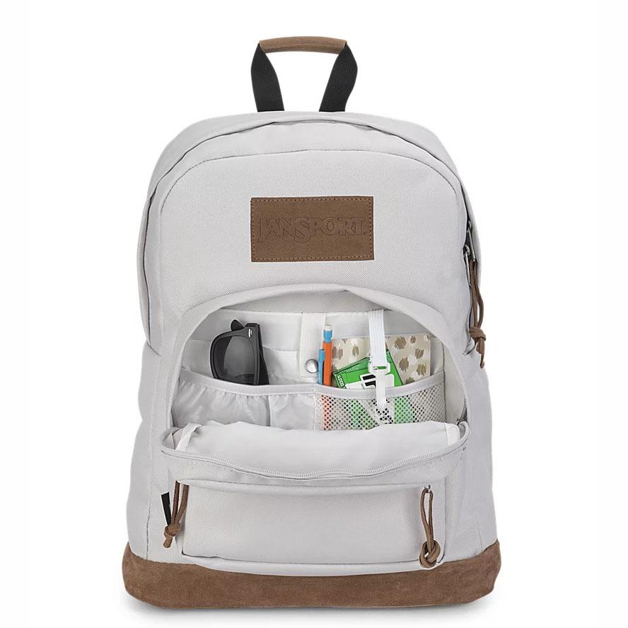 JanSport Right Pack Premium School Backpacks Grey | Ireland_JS353