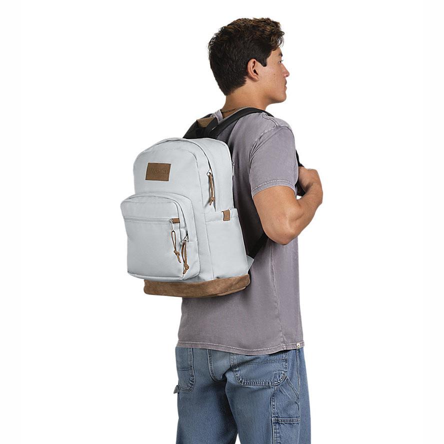 JanSport Right Pack Premium School Backpacks Grey | Ireland_JS353