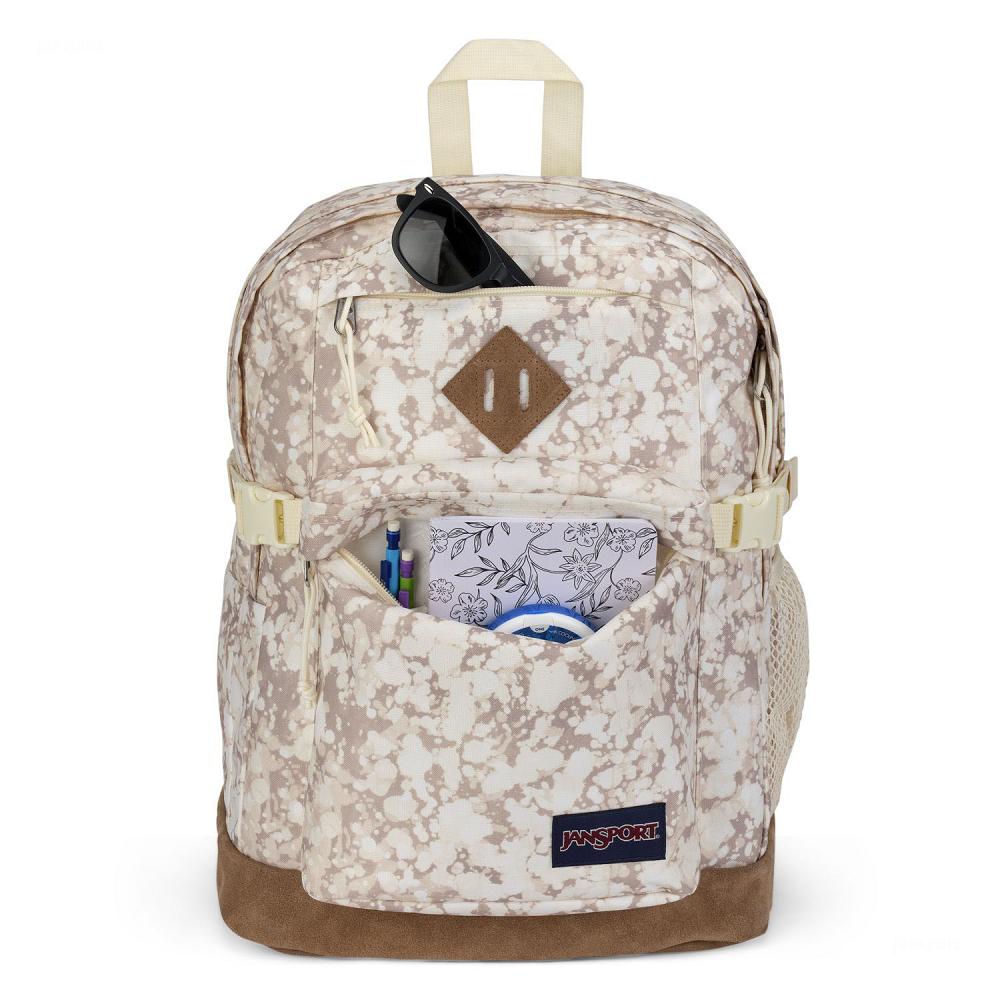 JanSport SUEDE CAMPUS Laptop Backpacks Beige | Ireland_JS362