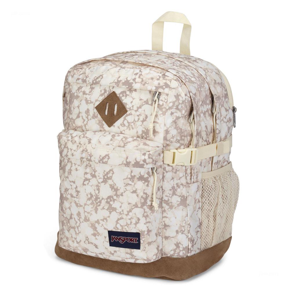 JanSport SUEDE CAMPUS Laptop Backpacks Beige | Ireland_JS362