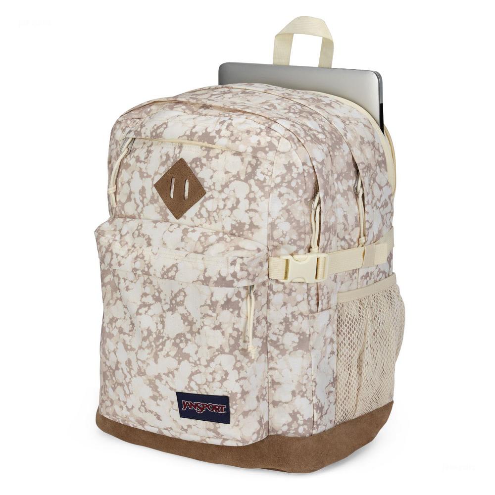 JanSport SUEDE CAMPUS Laptop Backpacks Beige | Ireland_JS362