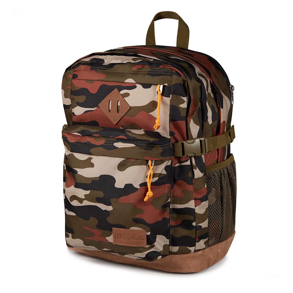 JanSport SUEDE CAMPUS Laptop Backpacks Camo | Ireland_JS074