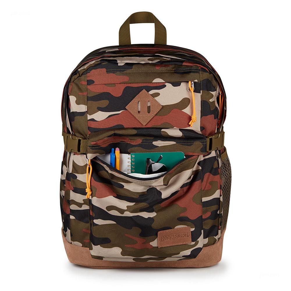 JanSport SUEDE CAMPUS Laptop Backpacks Camo | Ireland_JS074