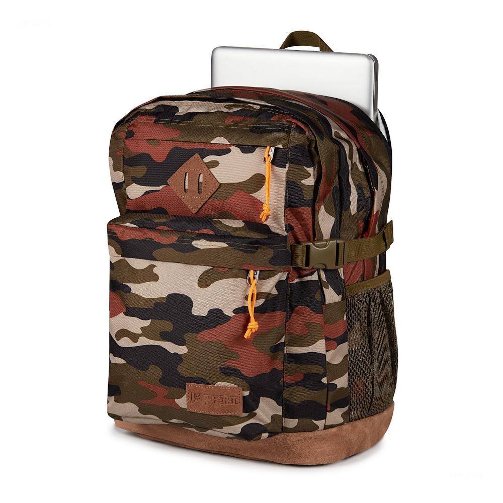 JanSport SUEDE CAMPUS Laptop Backpacks Camo | Ireland_JS074