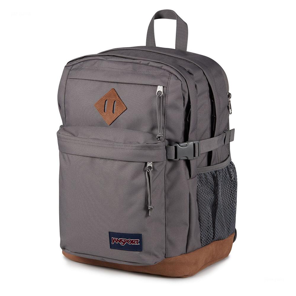 JanSport SUEDE CAMPUS Laptop Backpacks Deep Grey | Ireland_JS451