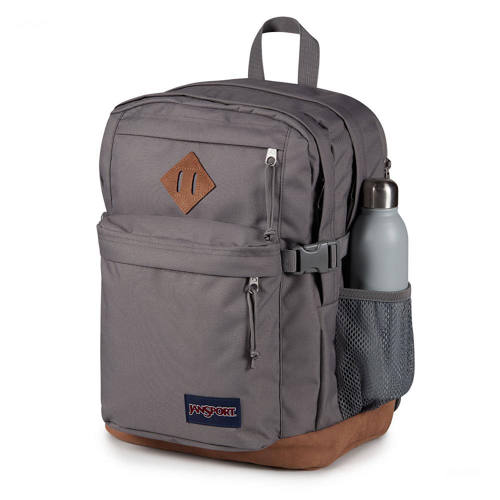 JanSport SUEDE CAMPUS Laptop Backpacks Deep Grey | Ireland_JS451